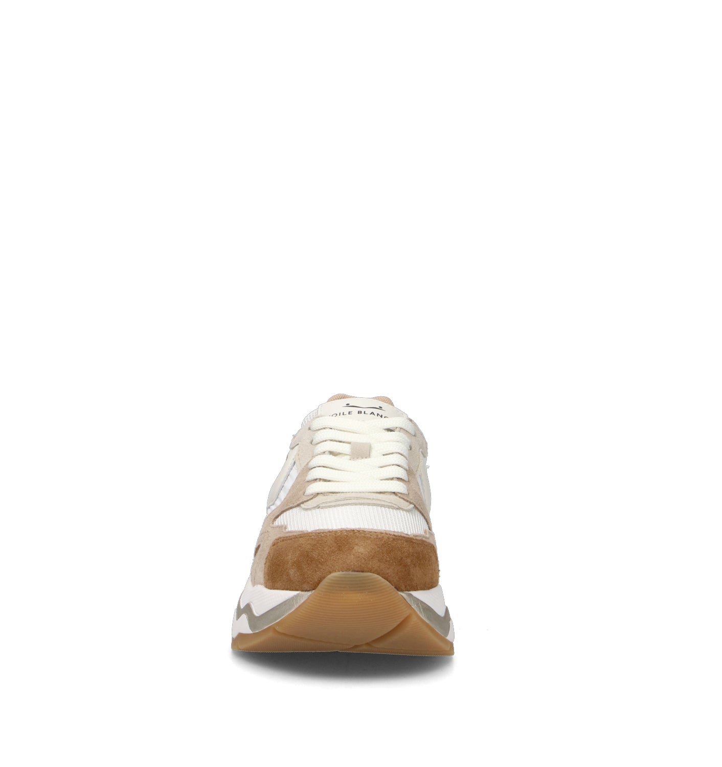 VOILE BLANCHE Sneaker donna bianca/beige