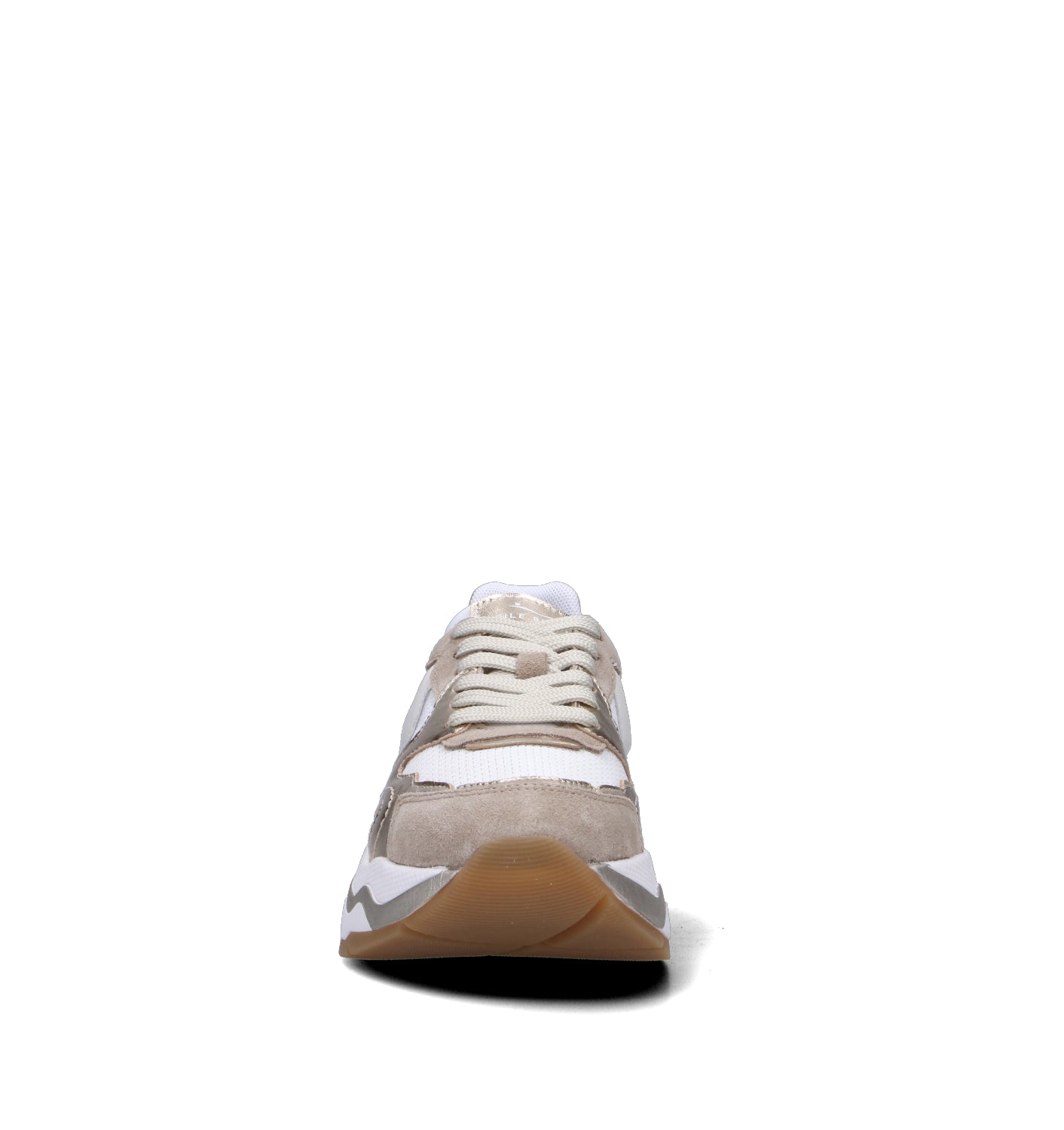 VOILE BLANCHE Sneaker donna bianca/beige