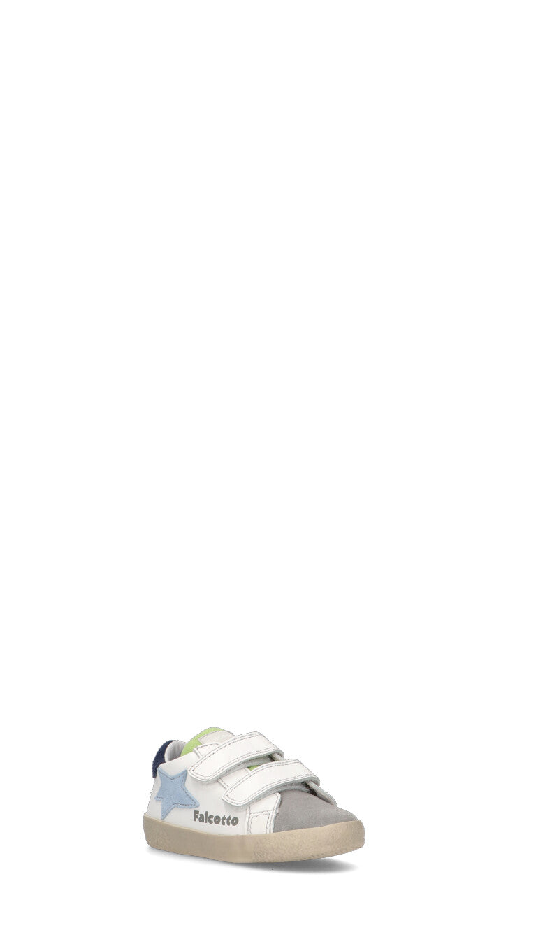 FALCOTTO Sneaker bimbo bianca in pelle