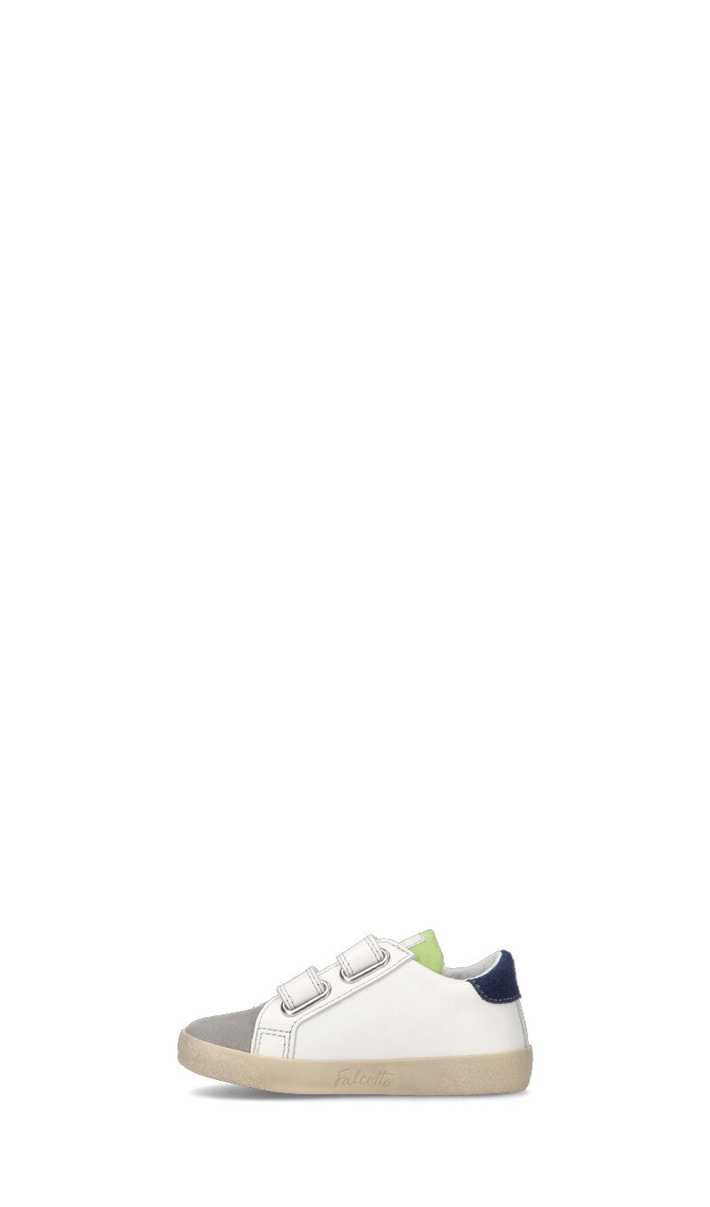 FALCOTTO Sneaker bimbo bianca in pelle