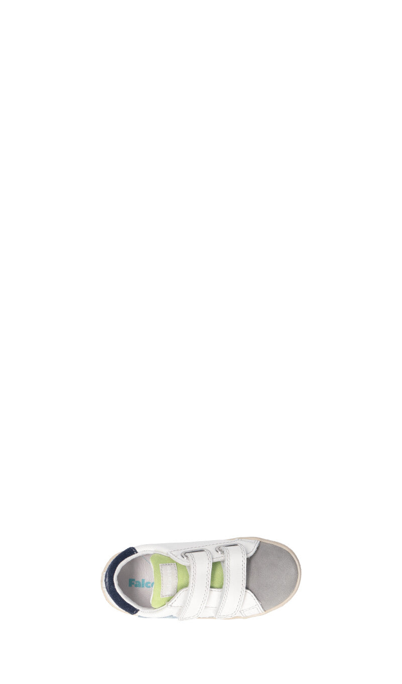 FALCOTTO Sneaker bimbo bianca in pelle