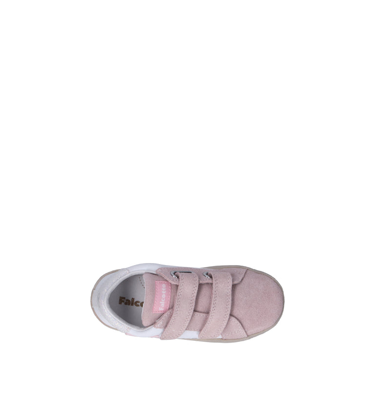 FALCOTTO Sneaker bimba bianca/rosa