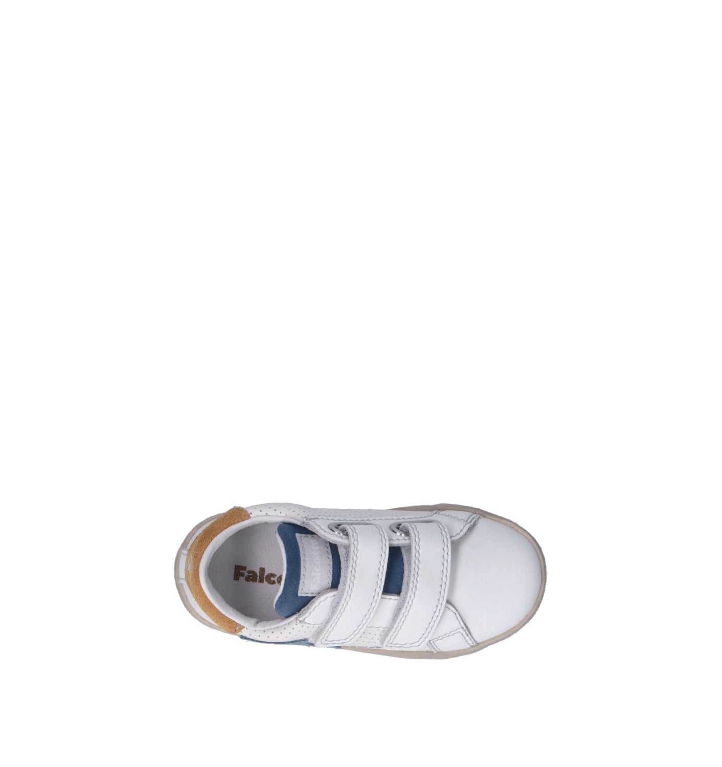 FALCOTTO Sneaker bimbo bianca in pelle