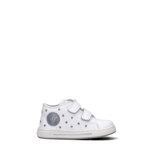 FALCOTTO Sneaker bimba bianca in pelle