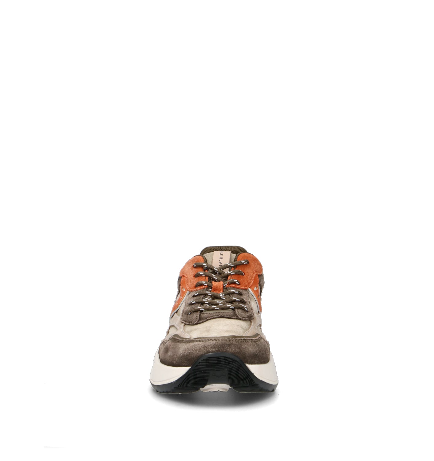 VOILE BLANCHE Sneaker uomo army green/sand in suede