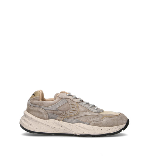 VOILE BLANCHE Sneaker uomo grigia in suede