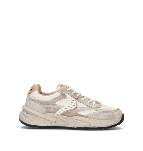 VOILE BLANCHE Sneaker uomo beige in suede