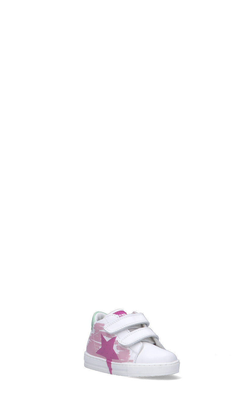 FALCOTTO Sneaker bimba bianca in pelle