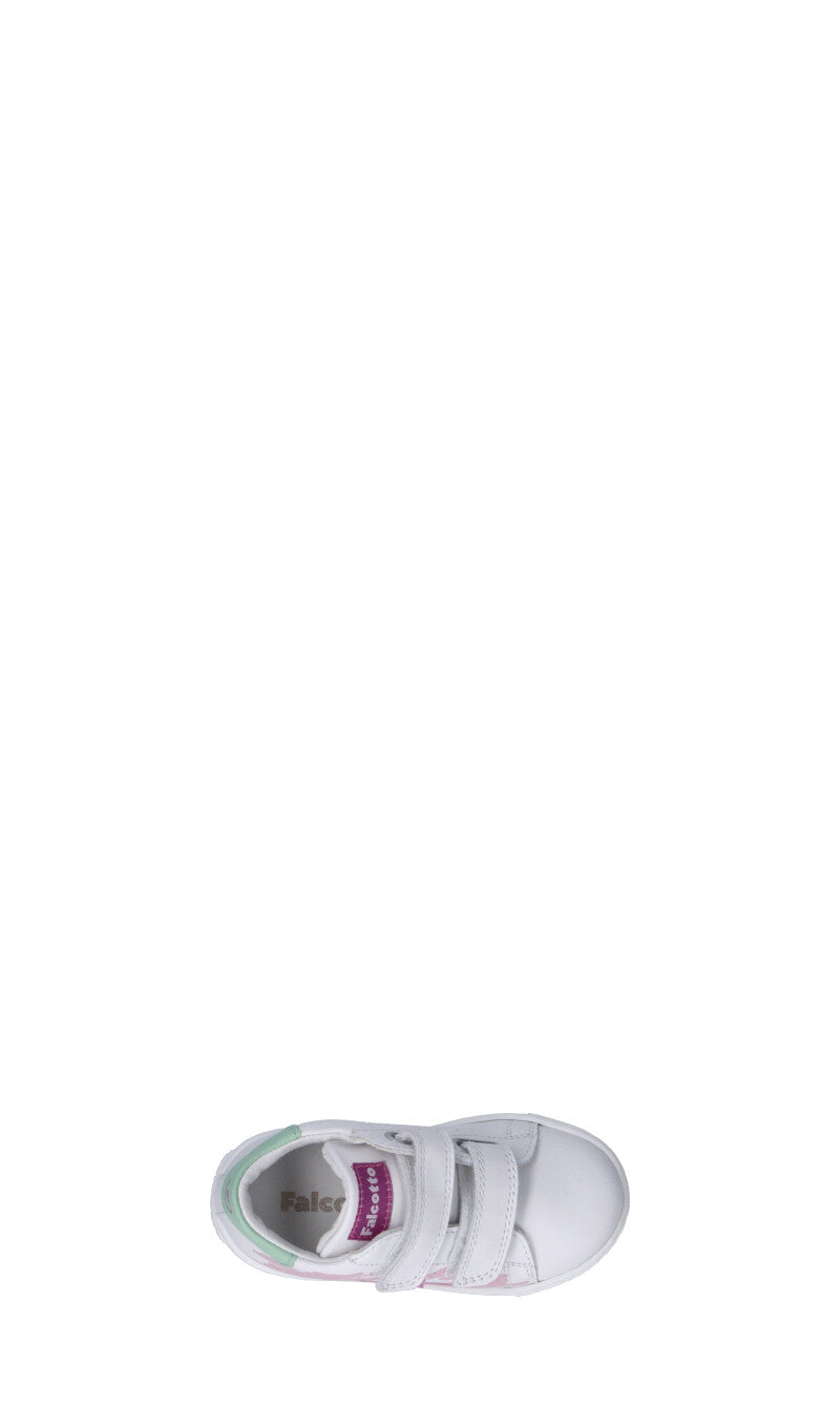 FALCOTTO Sneaker bimba bianca in pelle