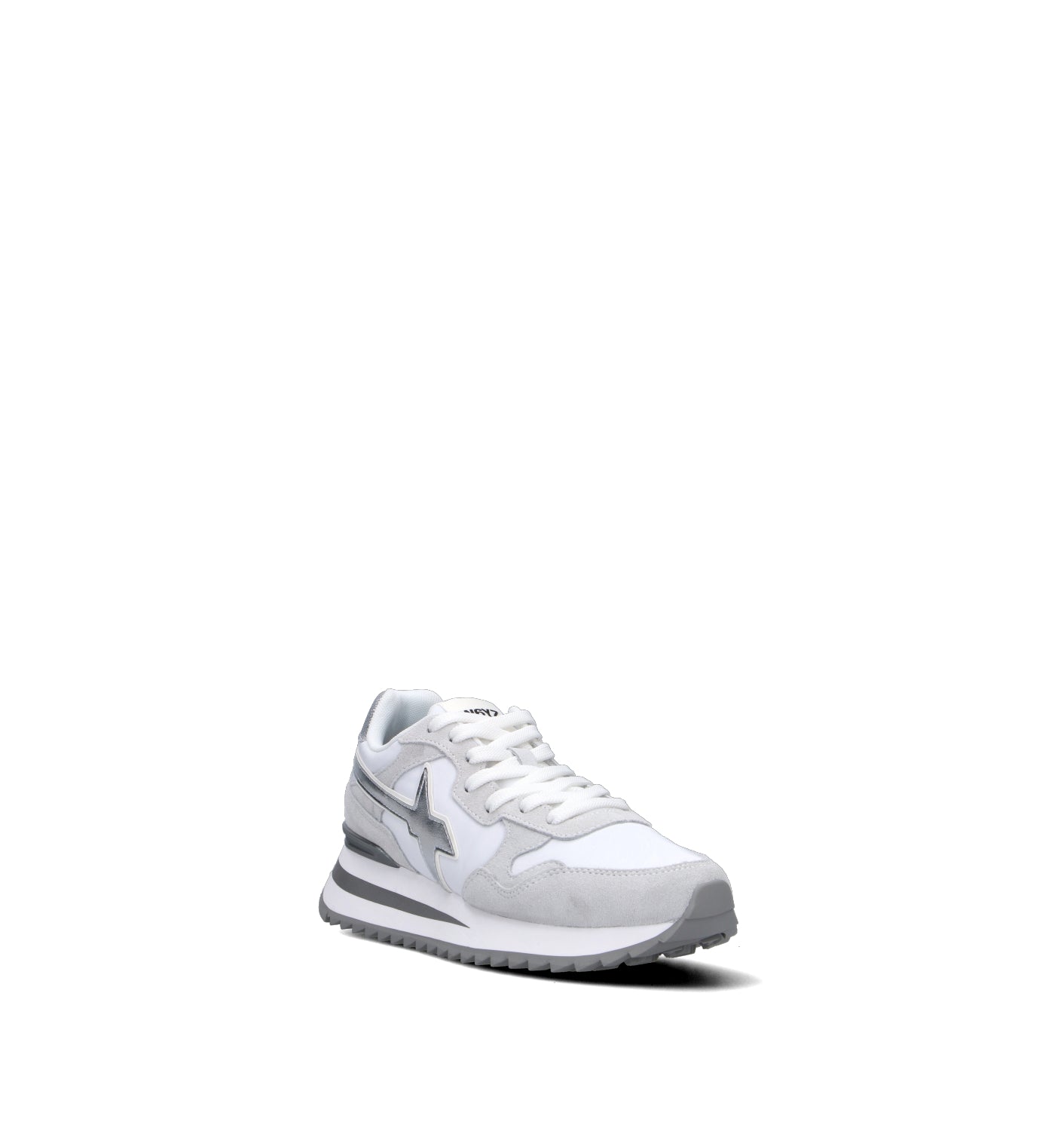 W6YZ Sneaker bimba bianca/argento