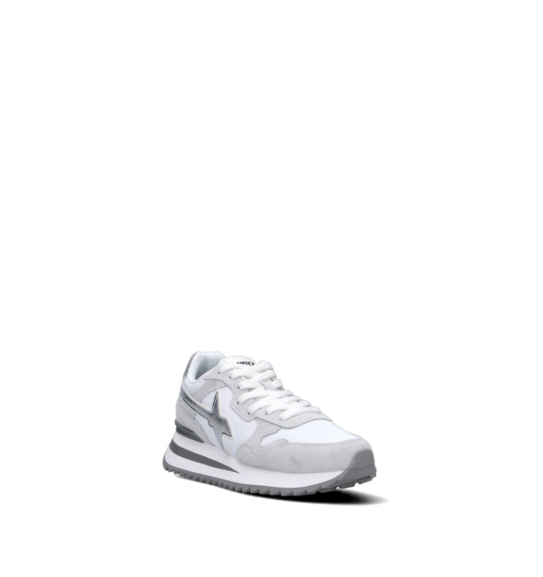 W6YZ Sneaker bimba bianca/argento