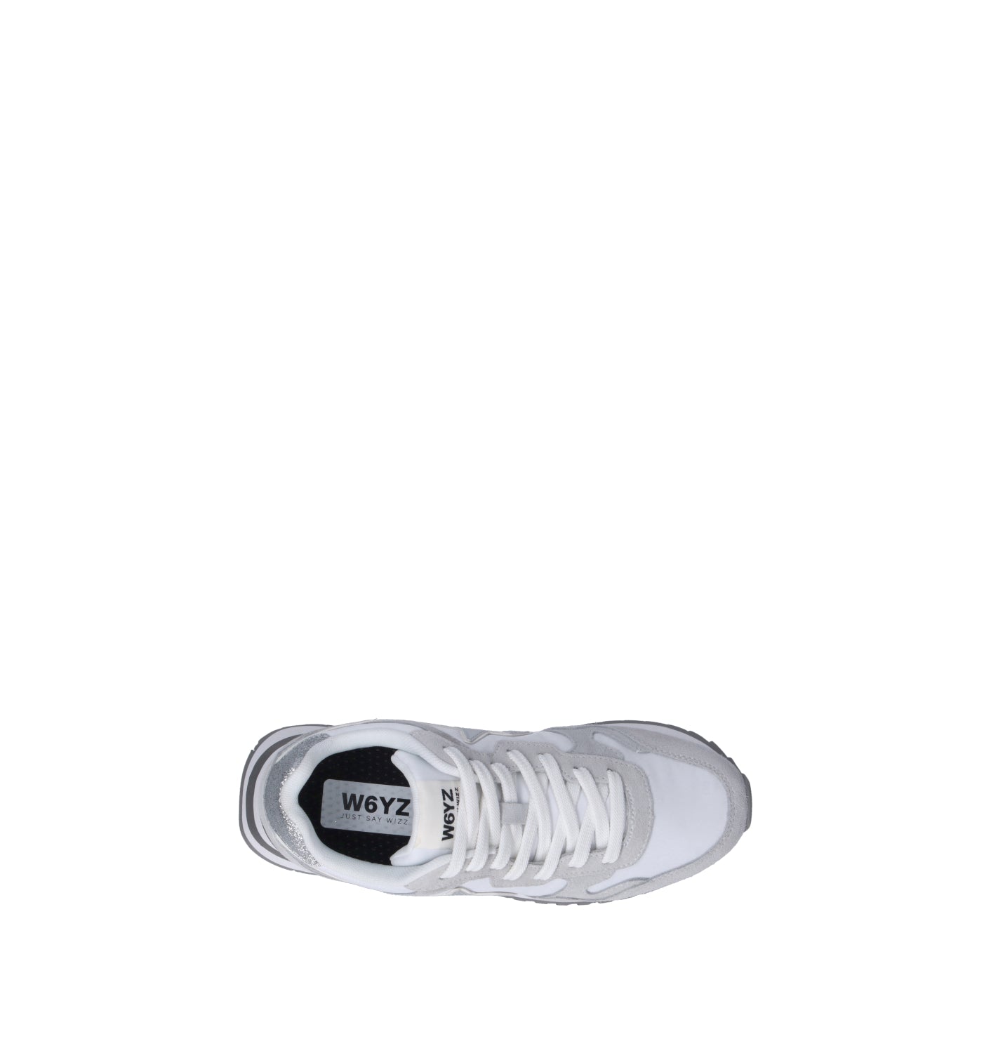 W6YZ Sneaker bimba bianca/argento
