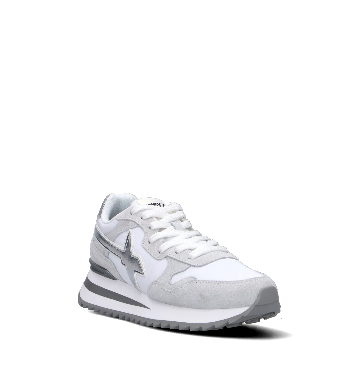 W6YZ Sneaker ragazza bianca/argento