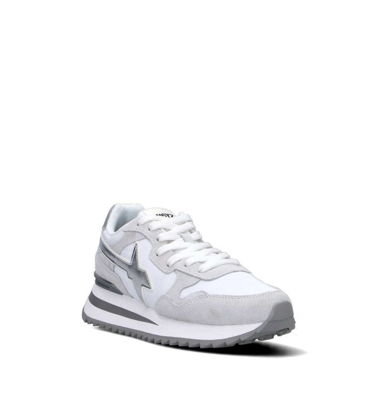 W6YZ Sneaker ragazza bianca/argento