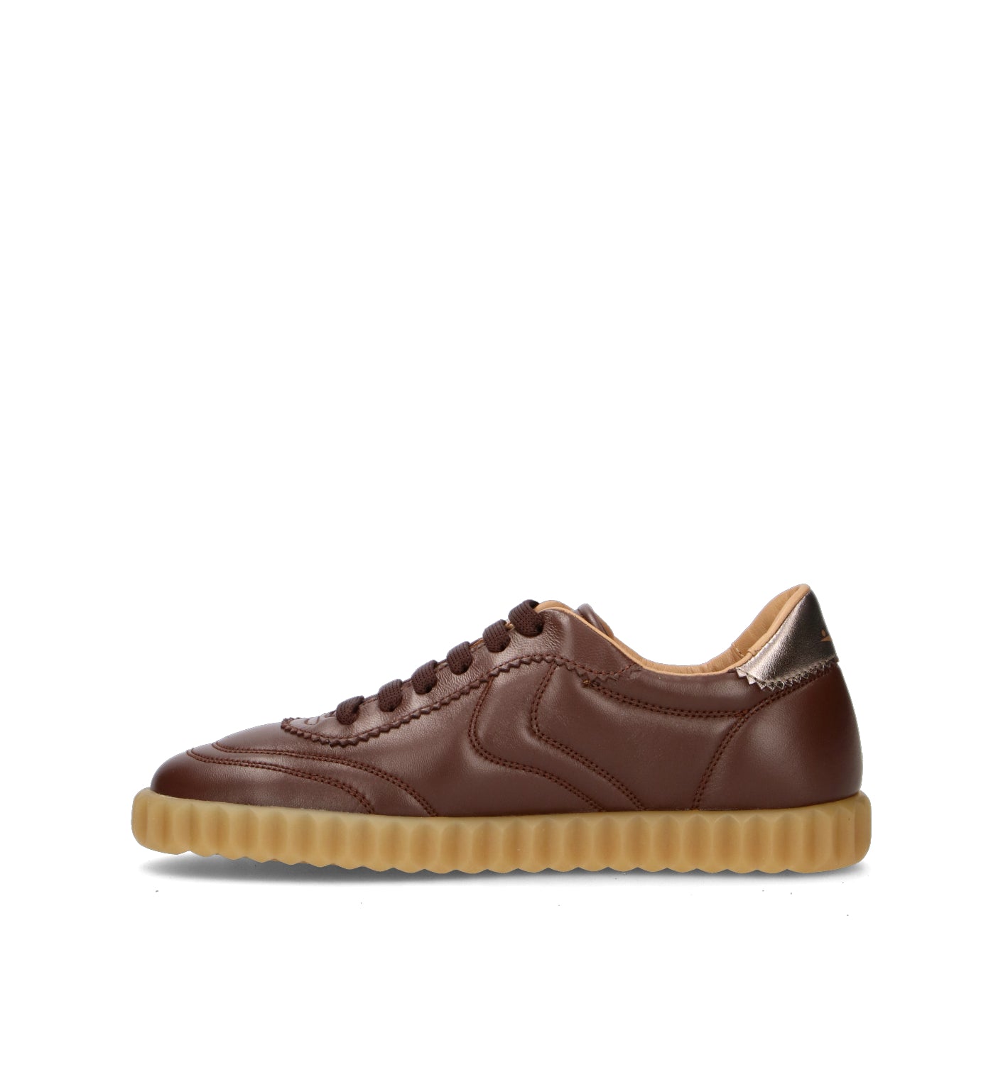 VOILE BLANCHE Sneaker donna marrone in pelle