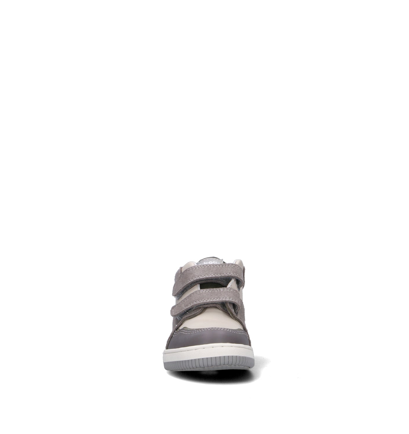 FALCOTTO Sneaker bimbo grigia in pelle