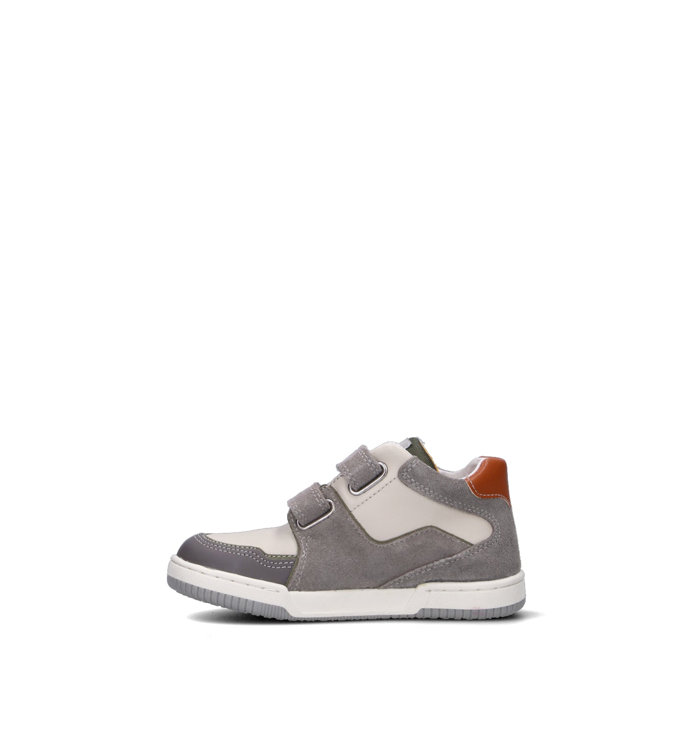 FALCOTTO Sneaker bimbo grigia in pelle