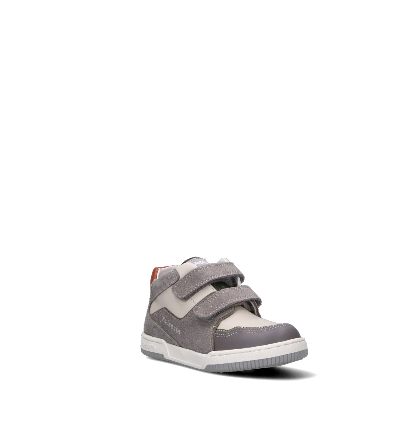 FALCOTTO Sneaker bimbo grigia in pelle