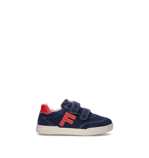 FALCOTTO Sneaker bimbo blu in suede