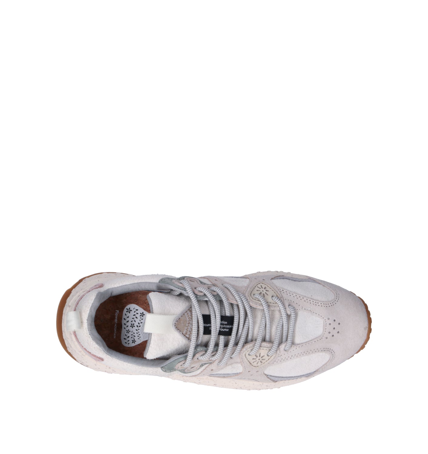 FLOWER MOUNTAIN Sneaker donna bianca