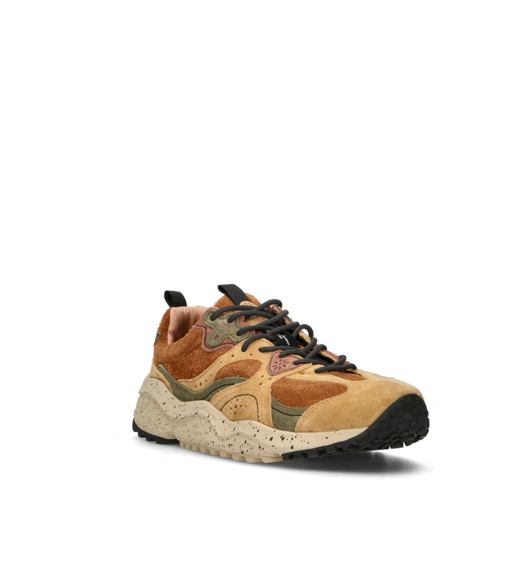 FLOWER MOUNTAIN Sneaker uomo beige in suede