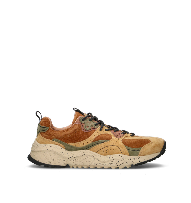 FLOWER MOUNTAIN Sneaker uomo beige in suede