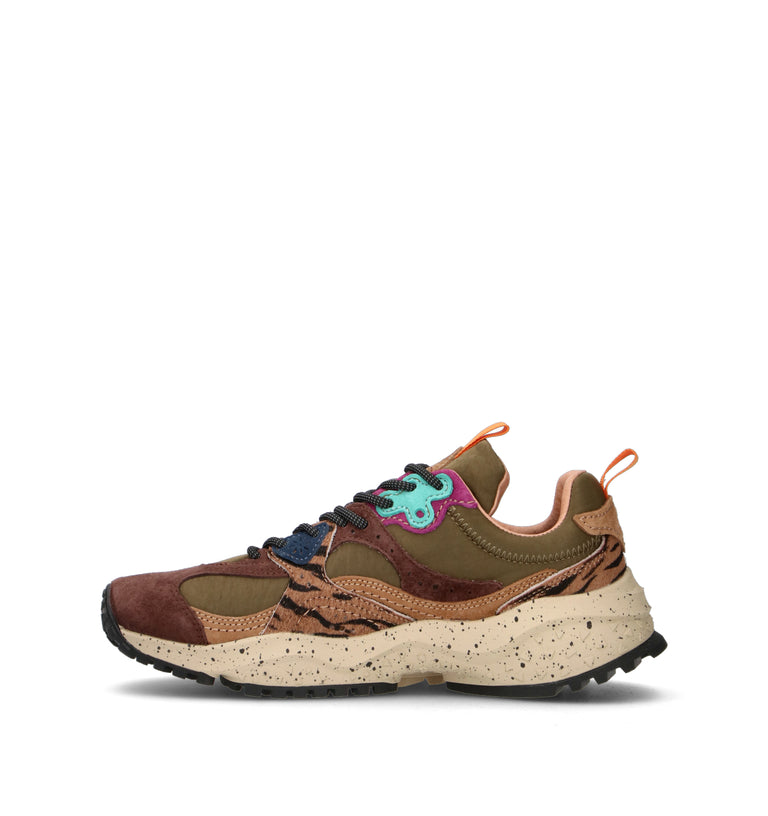 FLOWER MOUNTAIN Sneaker donna marrone