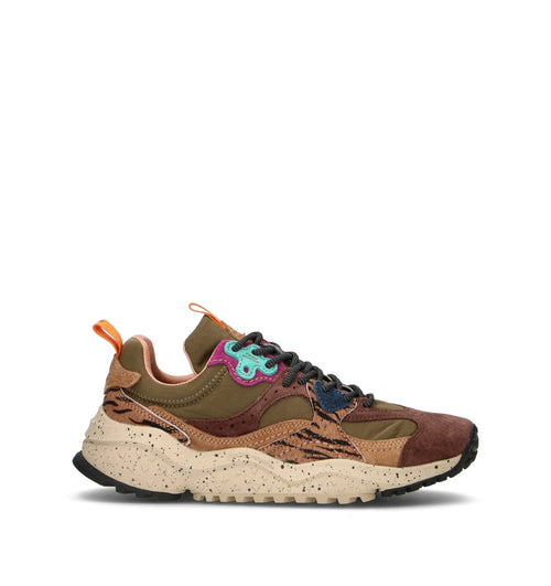 FLOWER MOUNTAIN Sneaker donna marrone