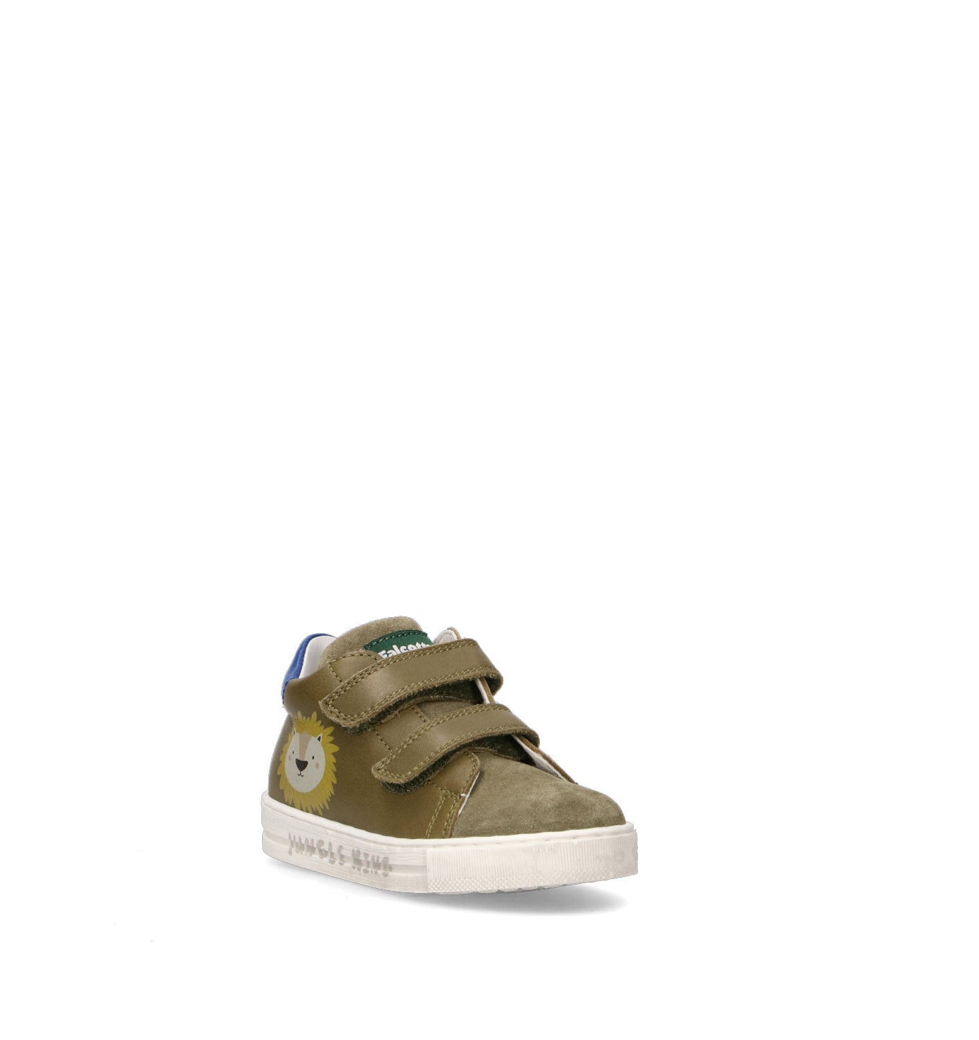FALCOTTO Sneaker bimbo verde in pelle