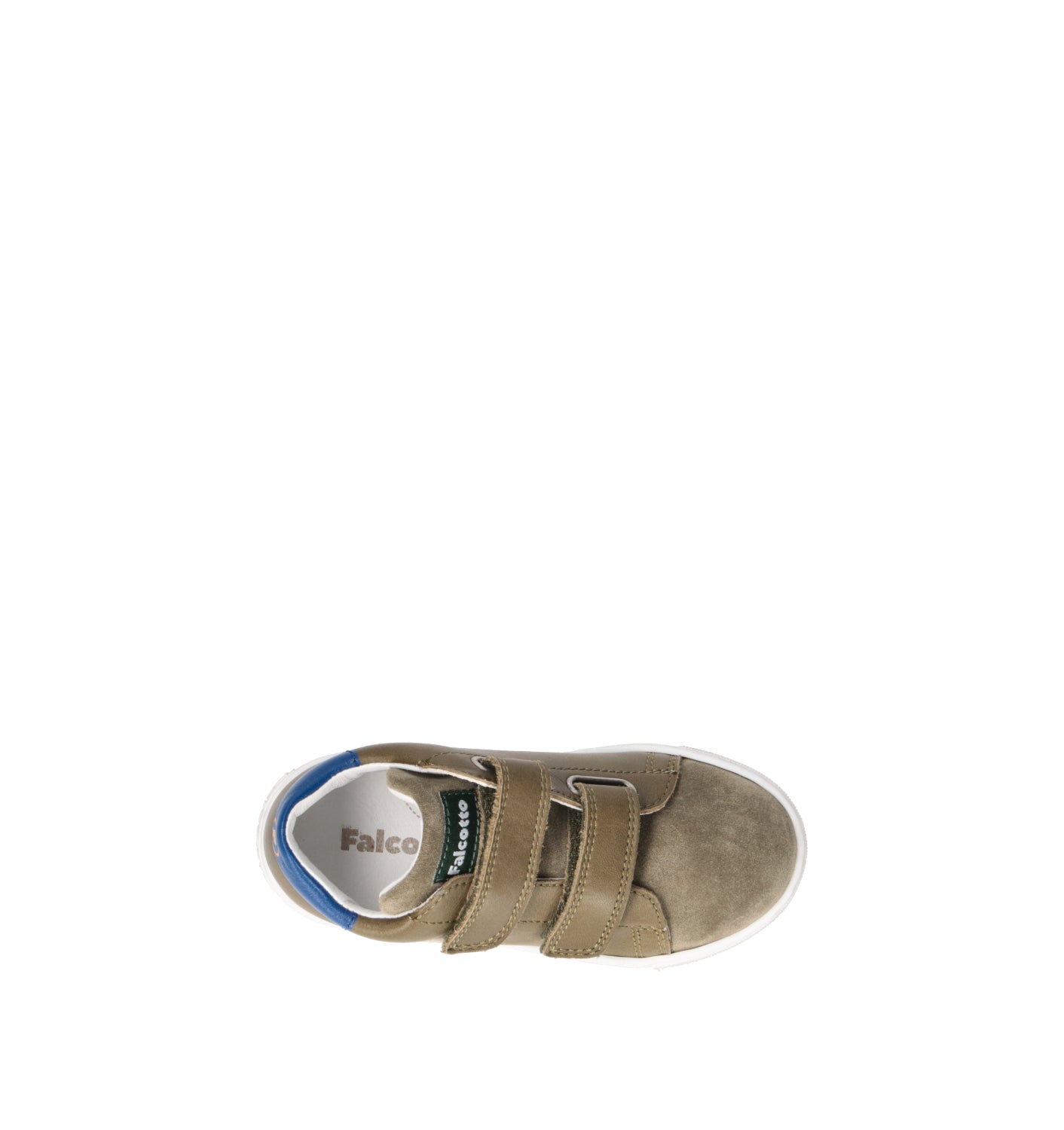 FALCOTTO Sneaker bimbo verde in pelle