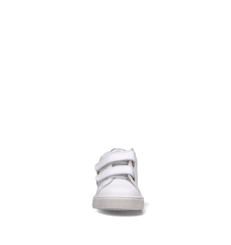 FALCOTTO Sneaker bimbo bianca/blu in pelle