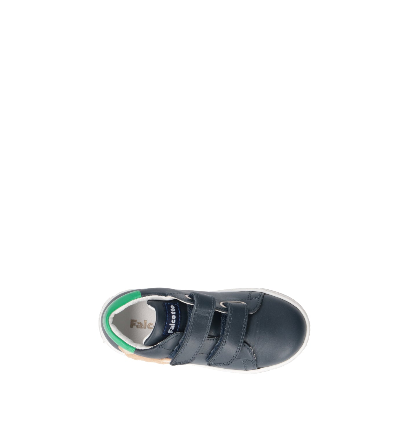 FALCOTTO Sneaker bimbo blu in pelle