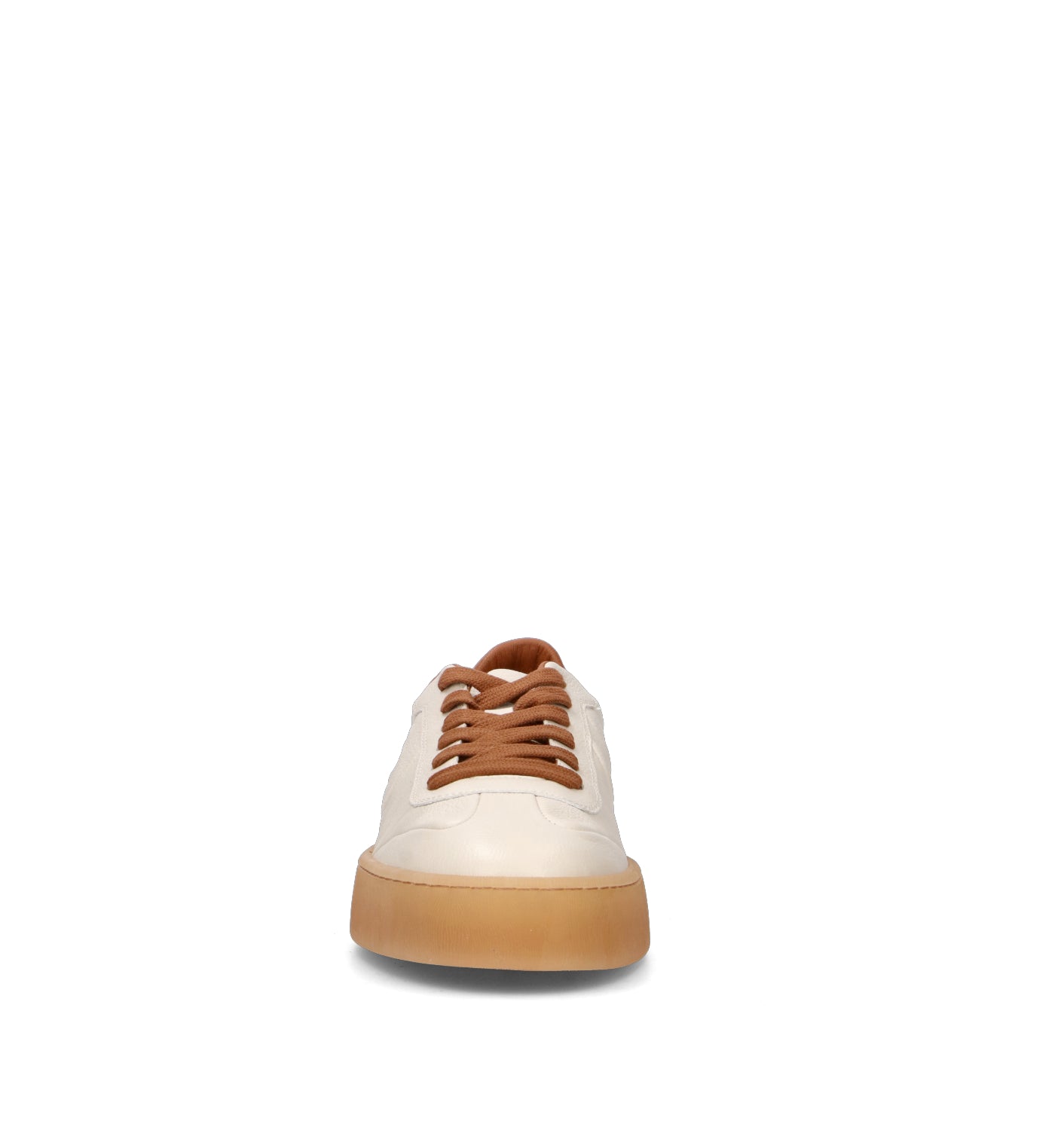 VOILE BLANCHE Sneaker uomo bianca in pelle