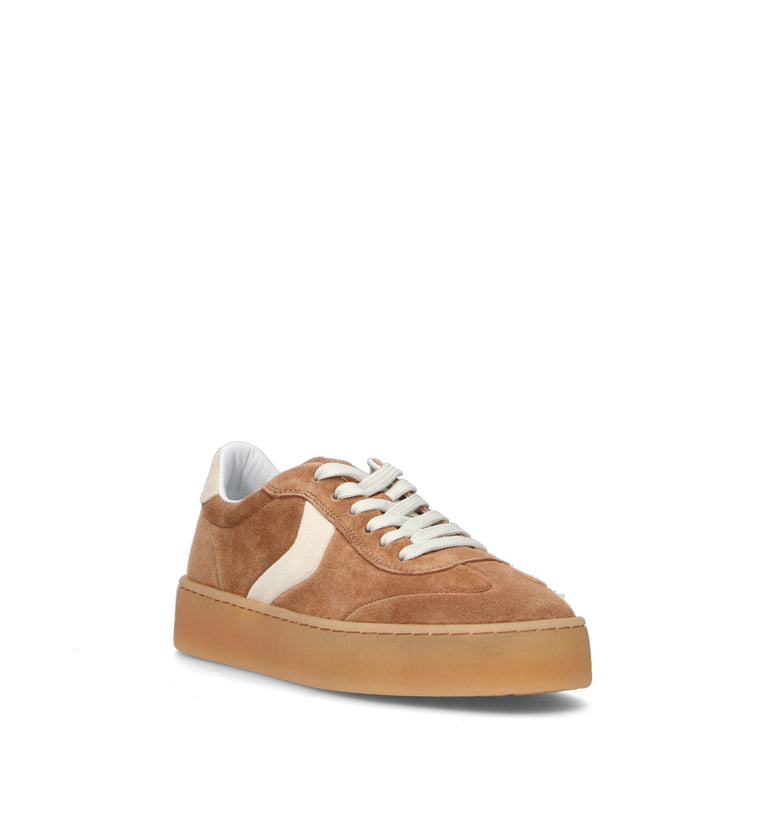 VOILE BLANCHE Sneaker donna marrone in suede