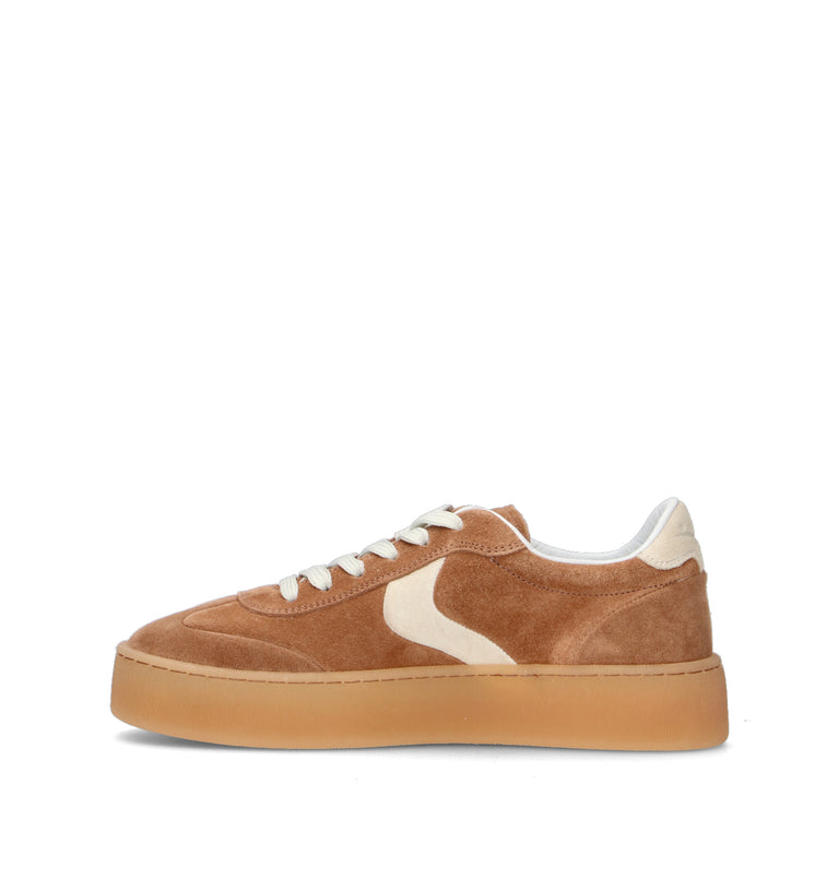 VOILE BLANCHE Sneaker donna marrone in suede