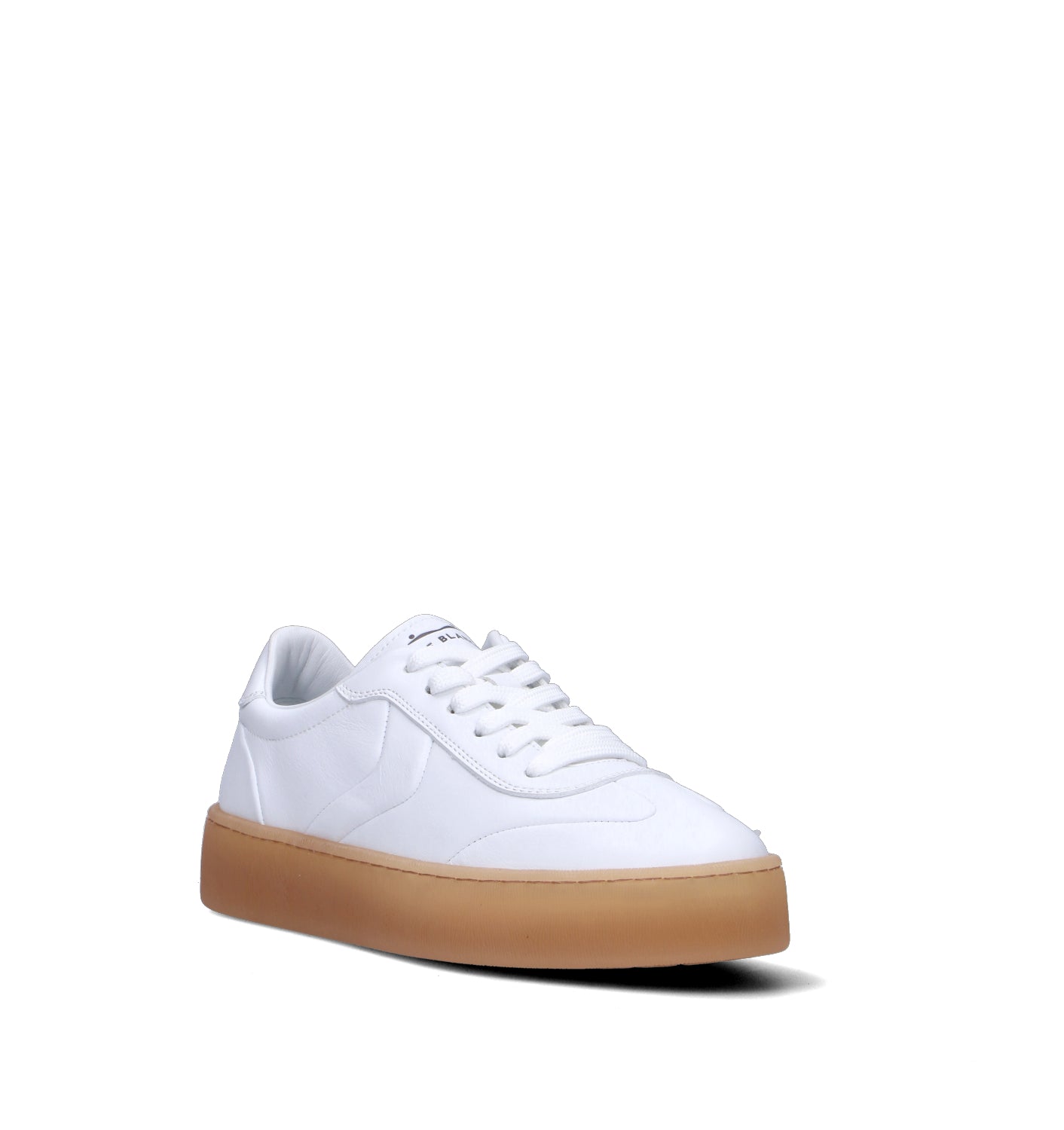 VOILE BLANCHE Sneaker donna bianca in pelle