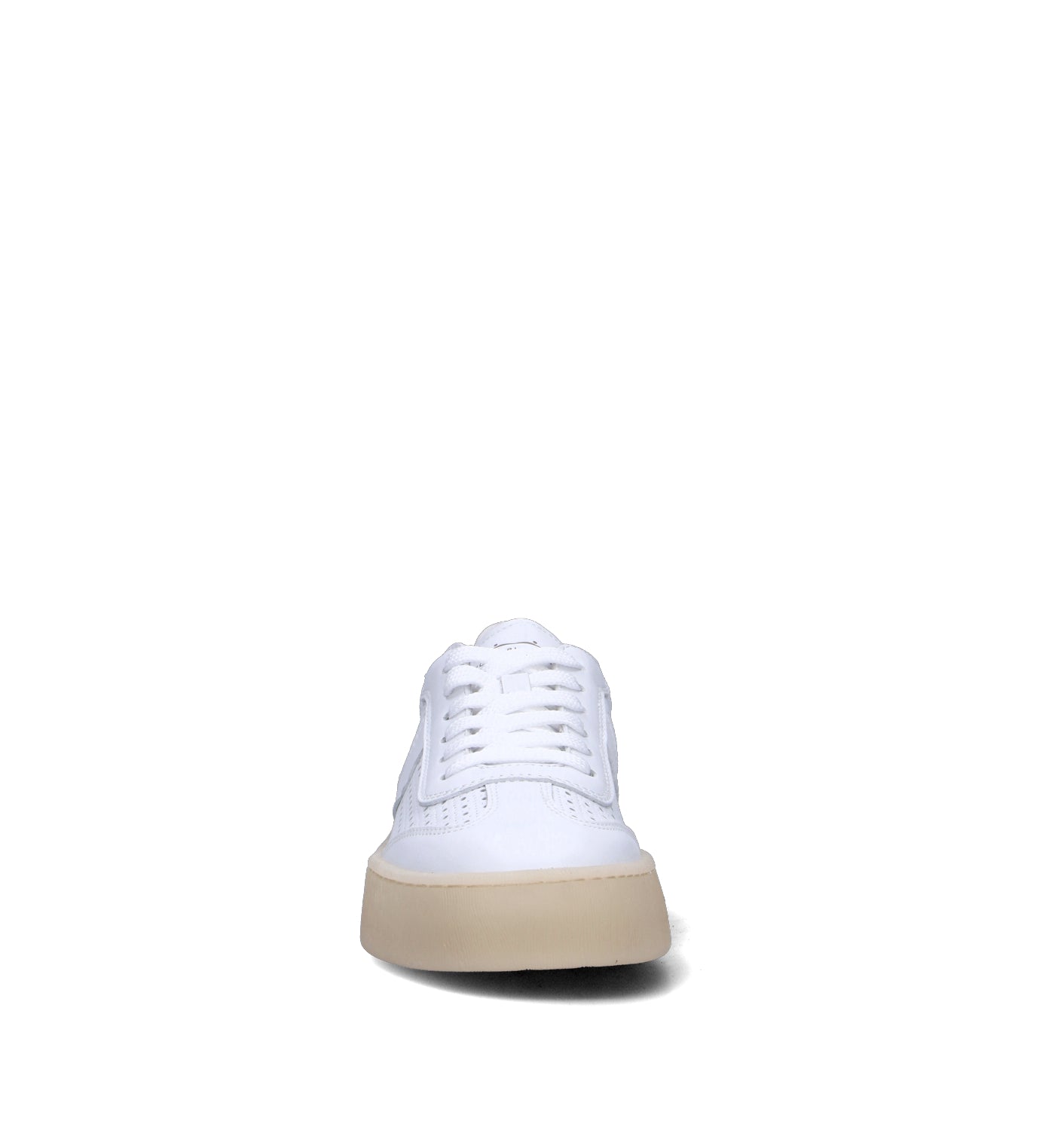VOILE BLANCHE Sneaker donna bianca in pelle