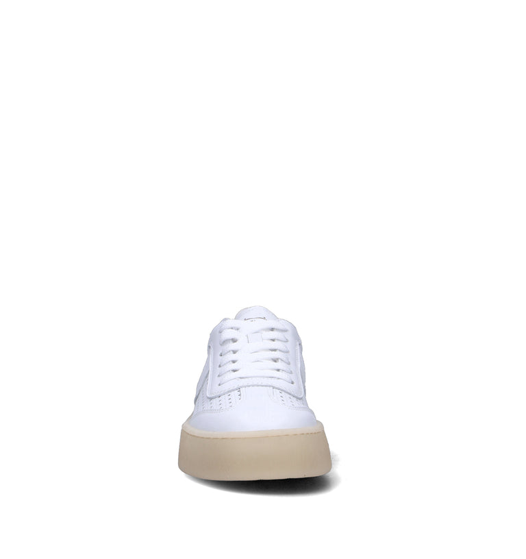 VOILE BLANCHE Sneaker donna bianca in pelle