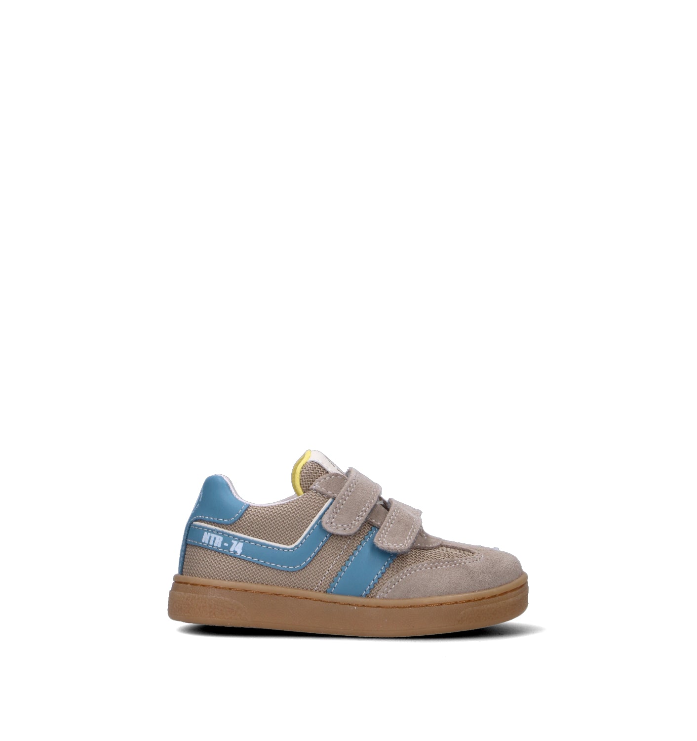 NATURINO Scarpa bimbo taupe/azzurra