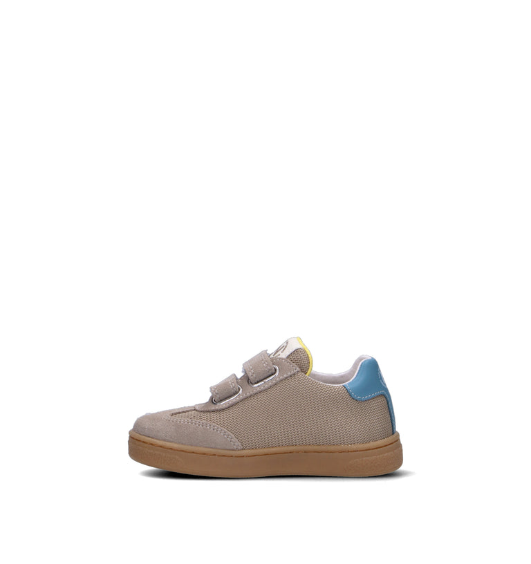 NATURINO Scarpa bimbo taupe/azzurra