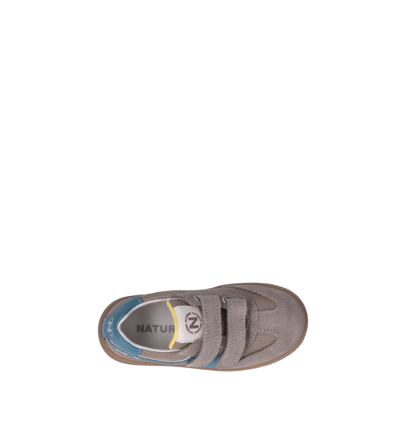 NATURINO Scarpa bimbo taupe/azzurra