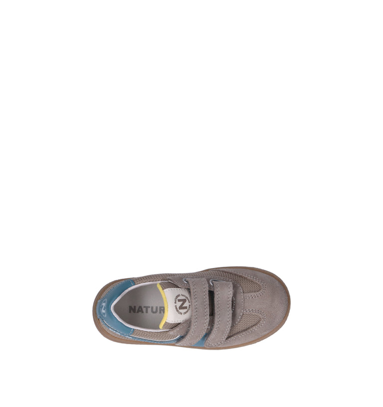 NATURINO Scarpa bimbo taupe/azzurra