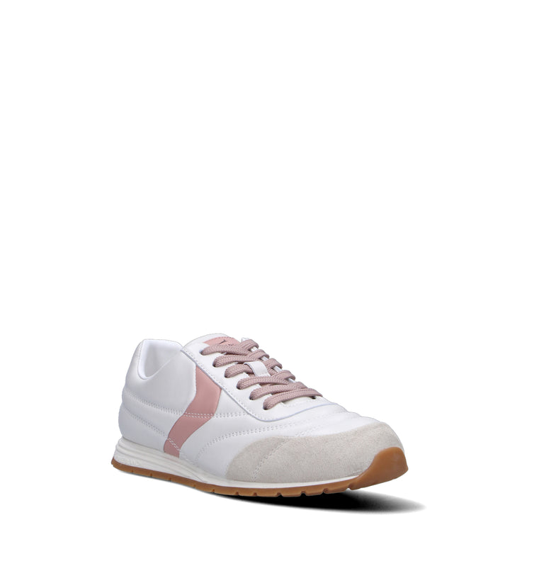 VOILE BLANCHE Sneaker donna bianca/rosa