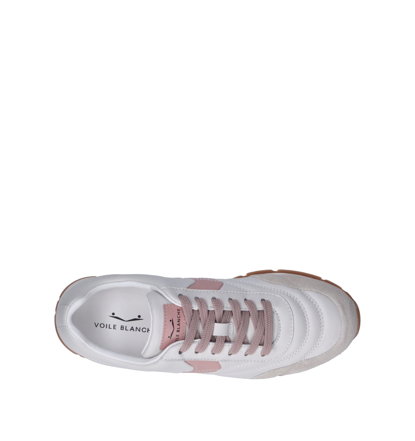 VOILE BLANCHE Sneaker donna bianca/rosa