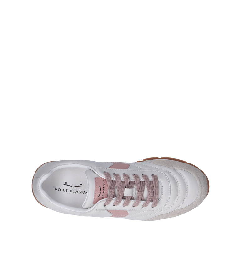 VOILE BLANCHE Sneaker donna bianca/rosa