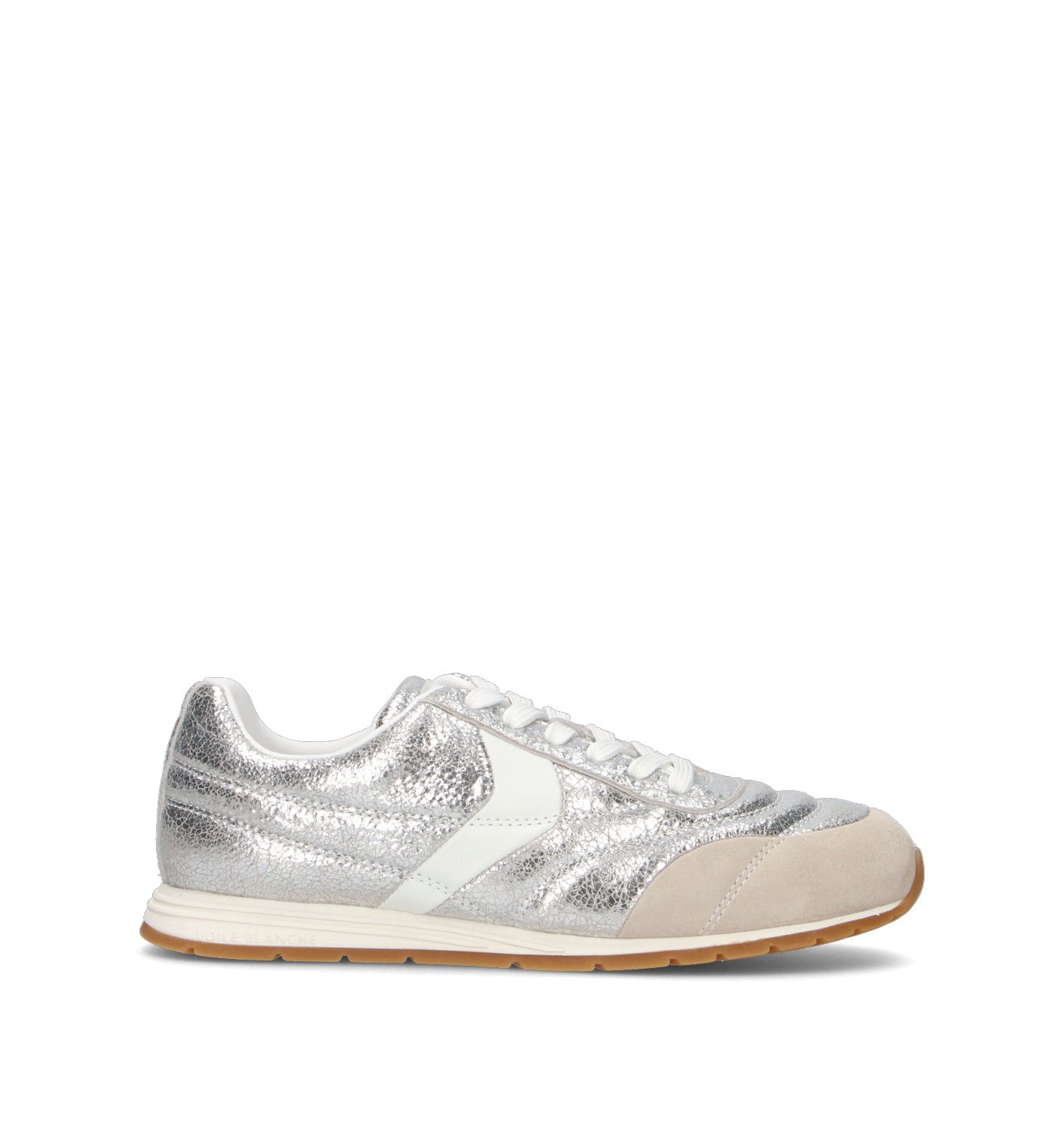 VOILE BLANCHE Sneaker donna argento