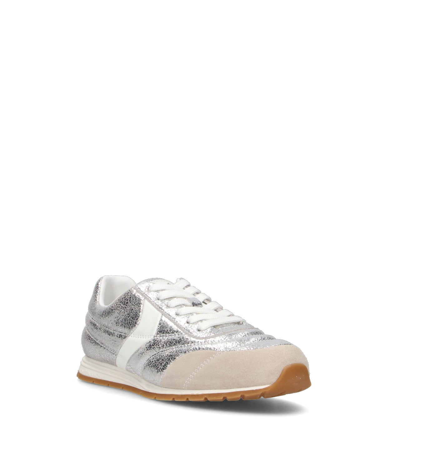 VOILE BLANCHE Sneaker donna argento