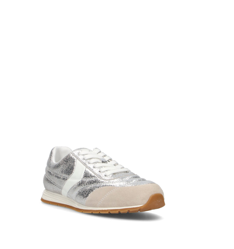 VOILE BLANCHE Sneaker donna argento
