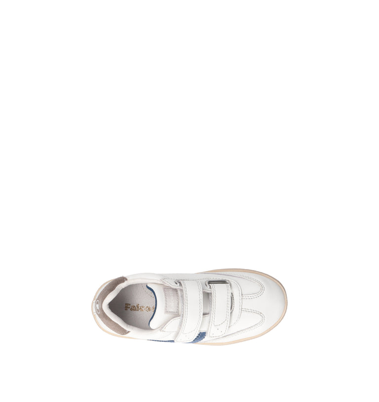 FALCOTTO Sneaker bimbo bianca in pelle