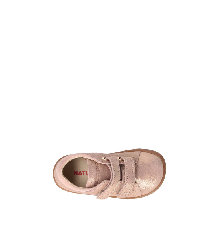 NATURINO Sneaker bimba rosa in suede